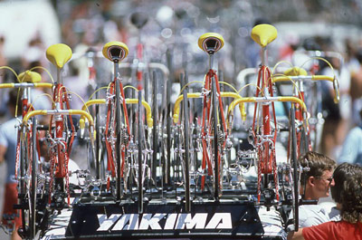Yakima racks at the 1984 Olympics