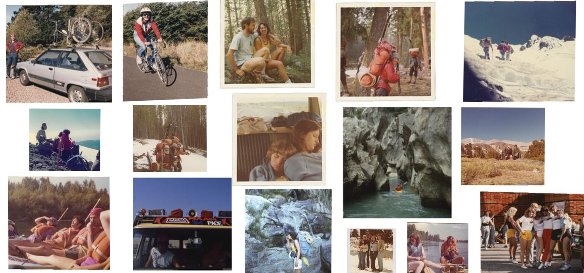 Yakima adventure products heritage collage